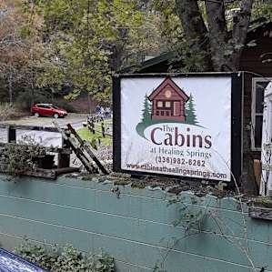 Local jellies, body care items, meats, and eggs are for sale.