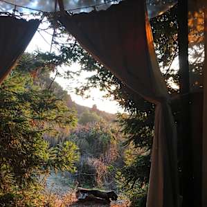 Sunset from the gazebo
