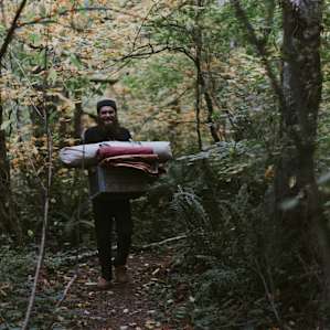the trail into the campground
