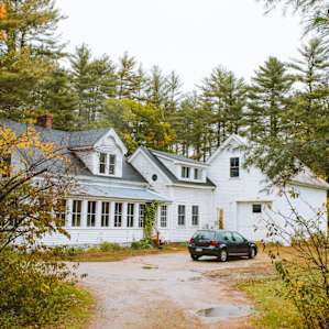 The entrance to the property.