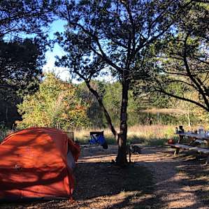 Our setup at campsite B