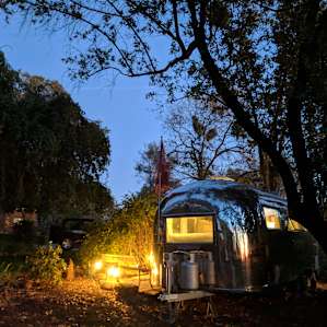 Vintage AIRSTREAM farm Glamping