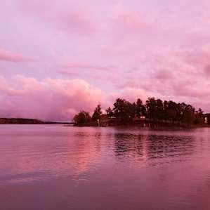 Sunset from the dock.