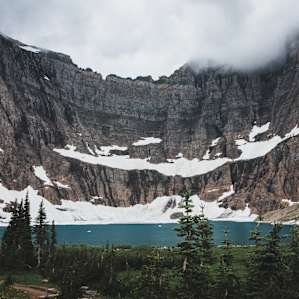One the best hikes ever. Iceberg Lake hike, Glacier National Park, Montana, United States.