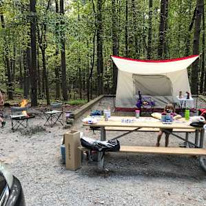 The campsite we stayed at.