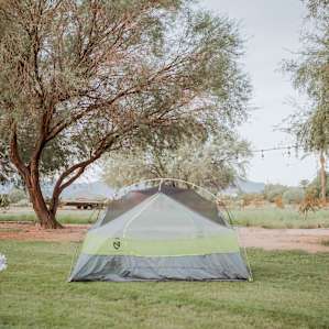 Pinnacle Farms tent campsite