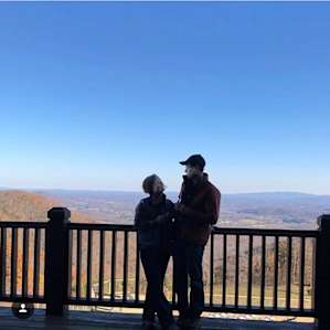 Stone Mountain Winery, views from the deck.