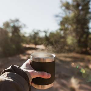 A magical time spent wandering around in the juniper with my morning cup. :)