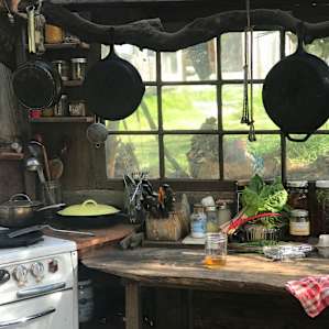 Camp kitchen.