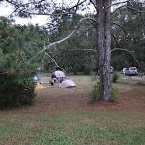 One of several areas to set up camp.