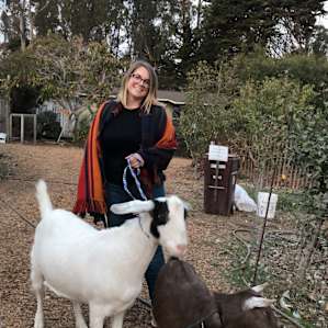 We walked the goats!