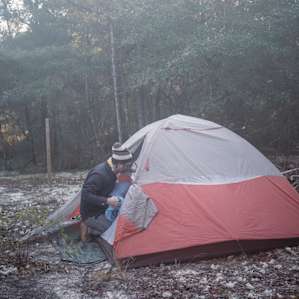 Packing on up in the morning.