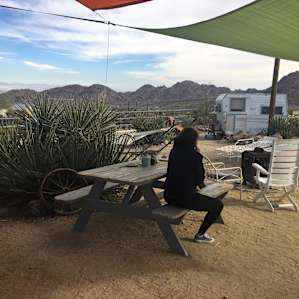 Covered picnic table