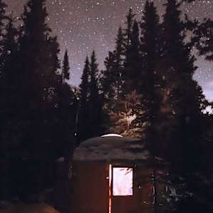 stars yurt lodging