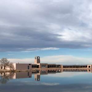The lake in the still of the morning
