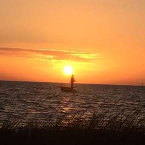 Fishing at sunset, Keaton beach