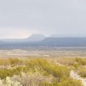 I Spy Los Alamos Ranch in the distance!
View from Papalote De La Sierra Campsite, the most remote camp in BBRSP.