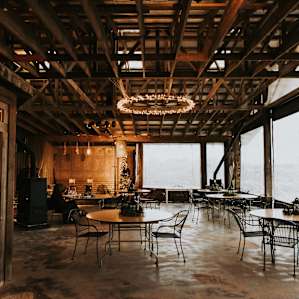 The onsite restaurant and bar.