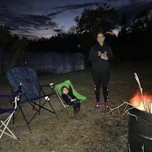Great lakeside camping