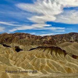 This is what you will see inudt by turning your tripod around aftrr shooting Zabriskie Point, Death Valley’s iconic symbol. Too many photographers drive hundreds of miles to take a picture of a famous scene, but doing a simple about face gives you more.