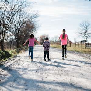 Going for a walk down the road was a nice way to stretch our legs at the end of the day.