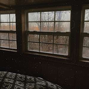Cozy morning. Did not want to get out of bed.