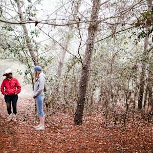 Checking out all of the campsites.