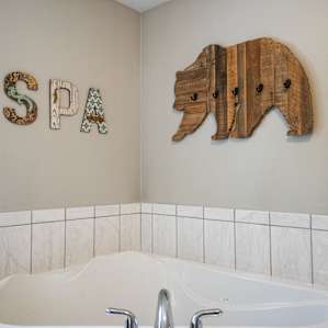 The jacuzzi tub is one of the best amenities by far!