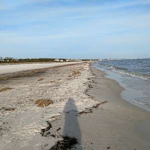 Now that's an empty beach.