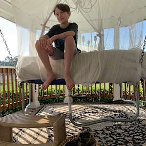 Trampoline bed!
