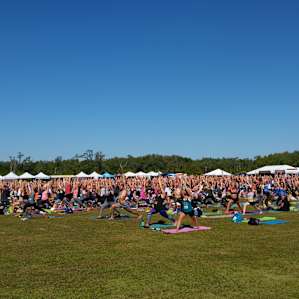 They had a Yoga Event and it was really cool!