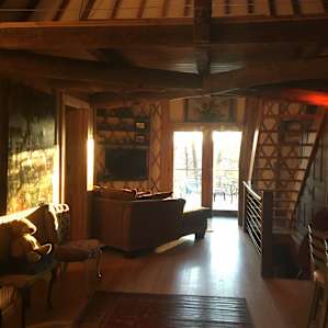 Inside the front door