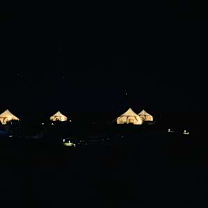 The night sky is amazing. You can see Locus tents here but the sky is full of stars.