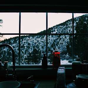 Morning views through kitchen window is unreal.