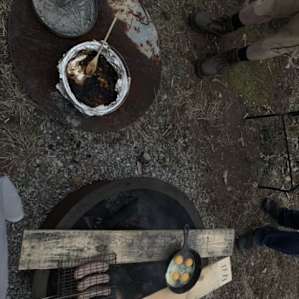 Made every meal over the fire pit and it was fantastic.