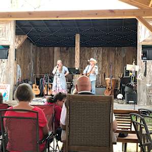 Maggie & Mike performing at Sunday open mic