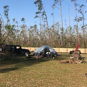 Our camp site