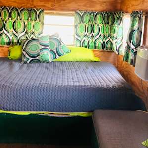 This bed was unbelievably comfortable the tent area