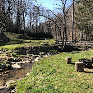 Peaceful and serene creek and ponds.