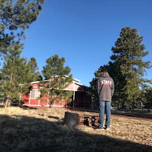 My son was so sad to go. This was his first all by himself campfire. He was so proud.