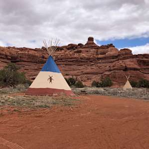 View of the Needles Campsites