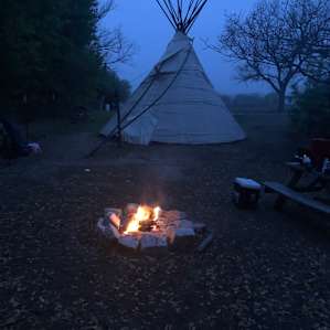 Tipi In The Orchard