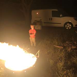 Thanks for the fully stocked fire pit!