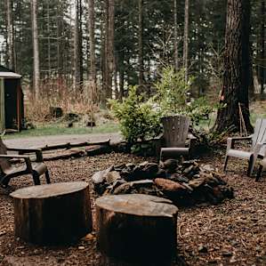 Communal campfire