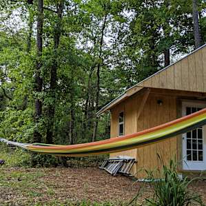 Hammocks on site