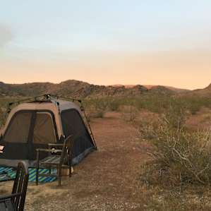 Early morning in the campsite