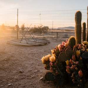 Love the cactus out here!