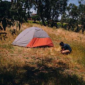 Just a nice photo of my friends' tents. Better idea of the space too.