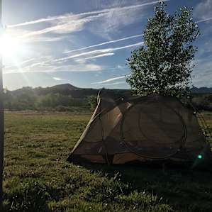Sunrise from my tent