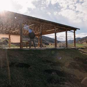 Large covered area, this needs a gathering!